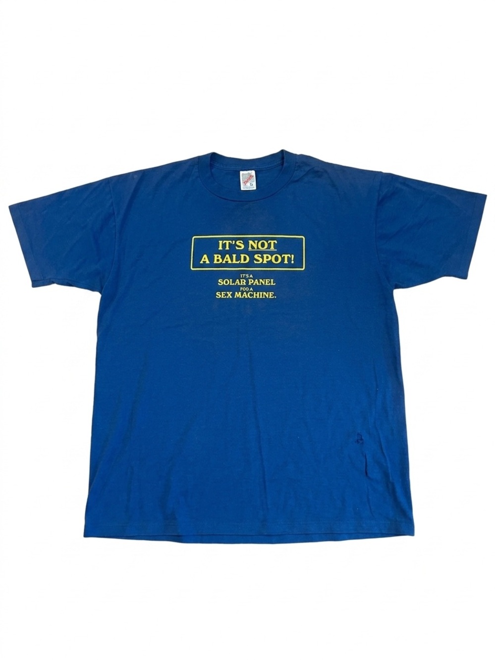Funny Novelty Graphic T-Shirt It's Not A Bald Spot Solar Panel Size XL Jerzees
